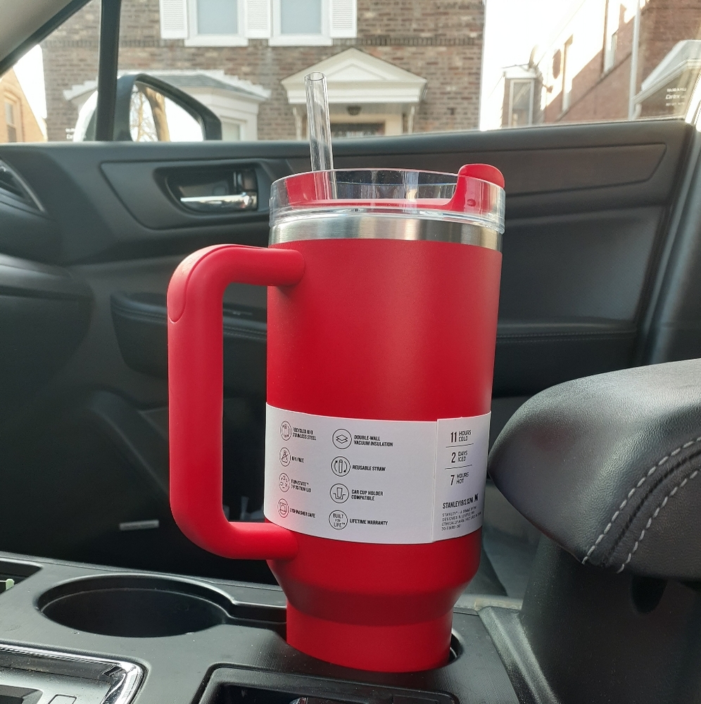 Stanley 40oz limited edition Valentines-themed Quencher Tumbler